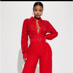 *Brand New* Sexy jumpsuits Size large fits more like a Medium Tall girl friendly